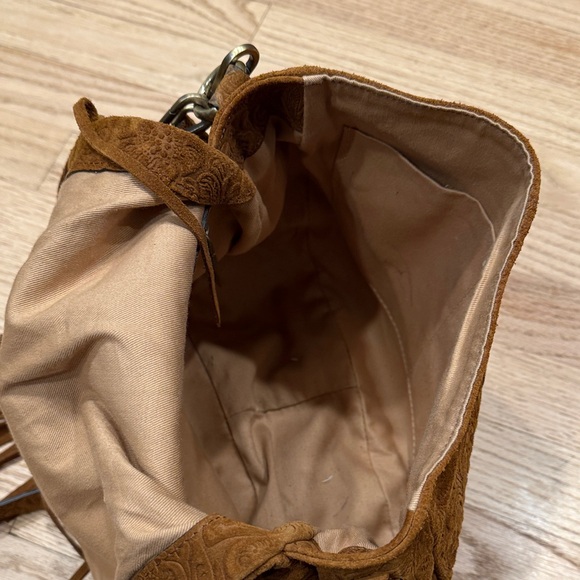 Sundance Suede Fringe Shoulder Bag - Picture 5 of 6